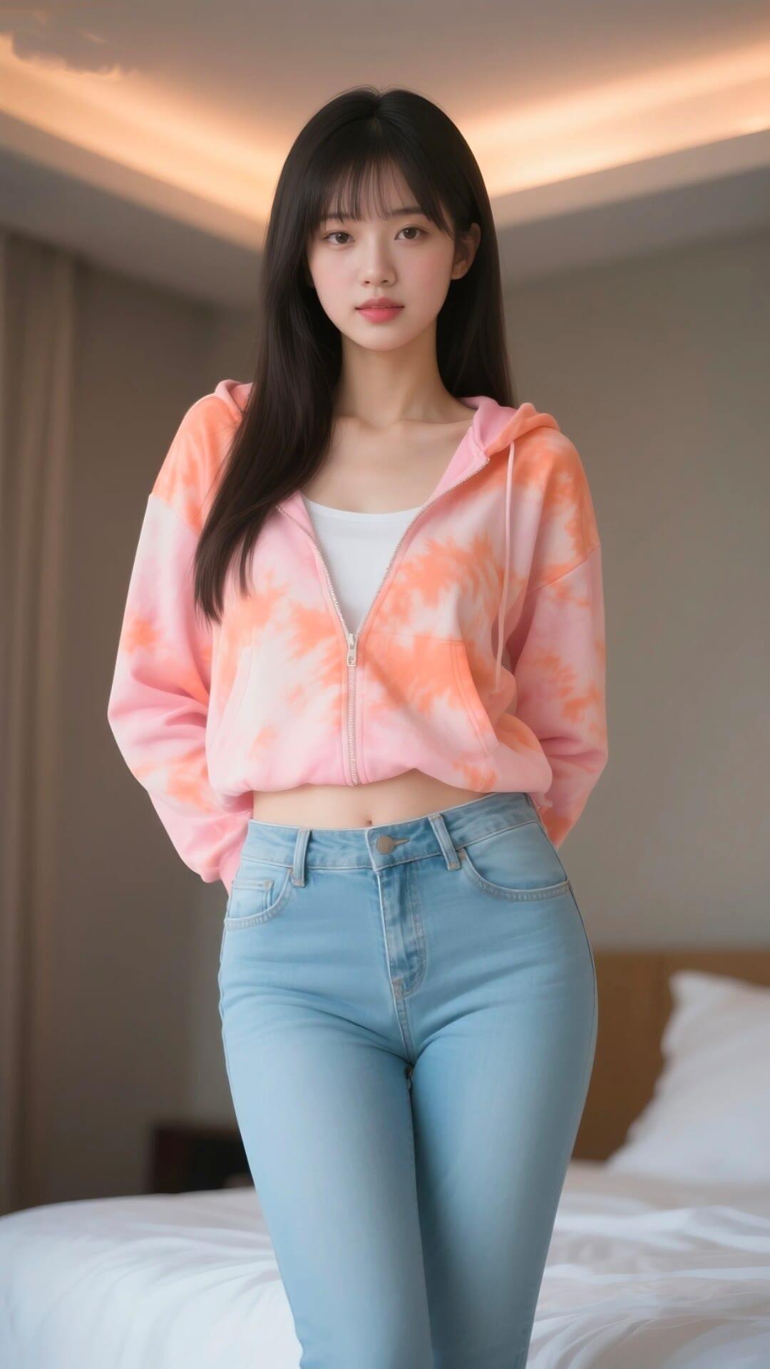 元气少女穿搭，轻松拿捏！颜色上，浅蓝、奶白、藕粉这类马卡龙色很绝，但别全身一个色