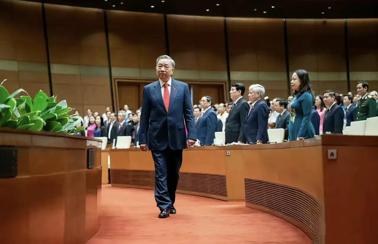 越共总书记苏林说，越南共产党肩负着历史重任，领导全党全民全军胜利实现建国百年(2