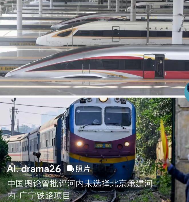 越南人真是戏精，是我们压根不想援助他们的高铁，而不是求着他们给我们项目好吧想