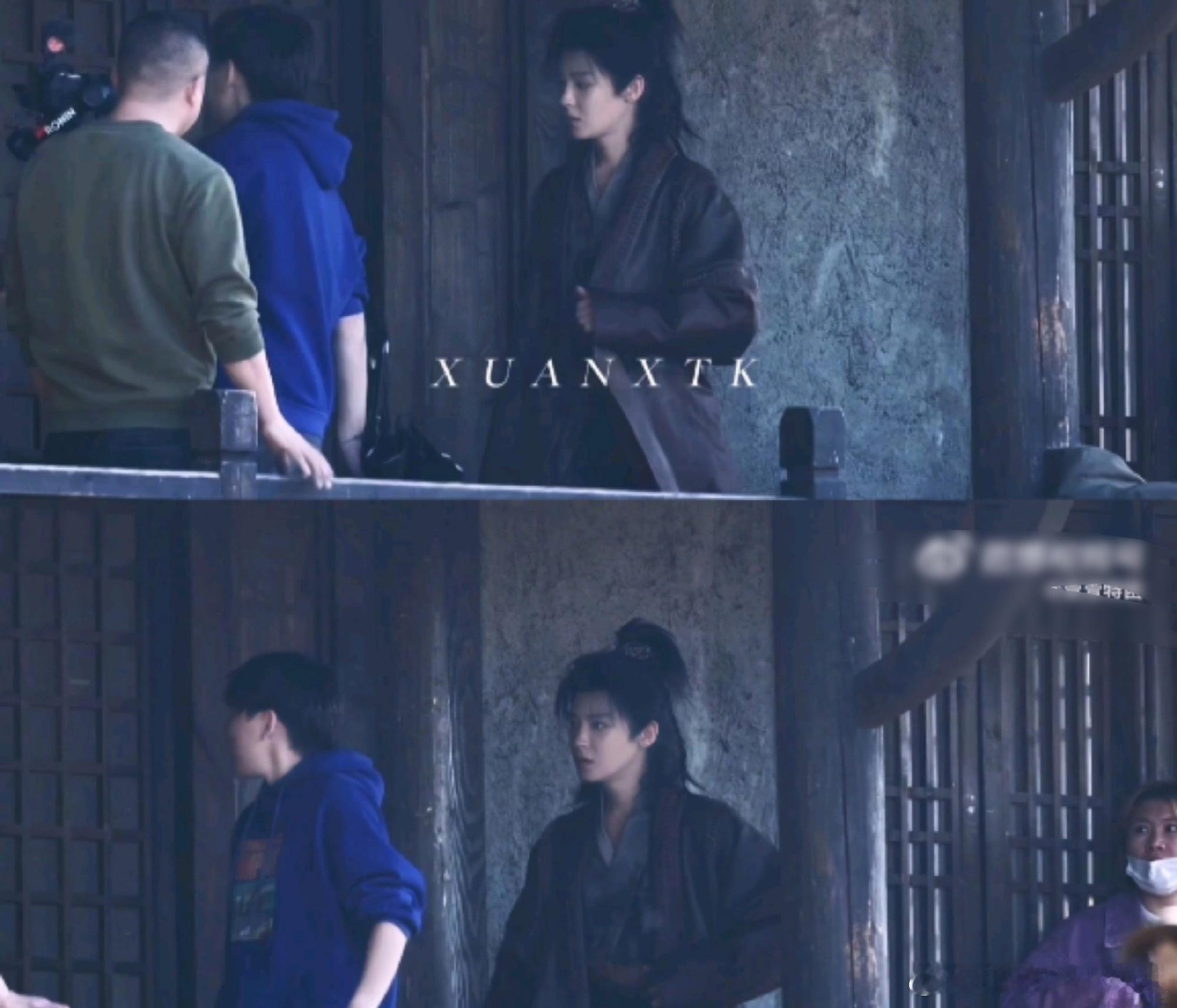 侯明昊《碧血婵》路透，男主第一个造型如何？