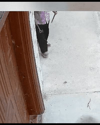 大妈的歹毒，你看懂了吗？​大妈每天趁着邻居上班家里没人的时候，就用锥子，把邻居