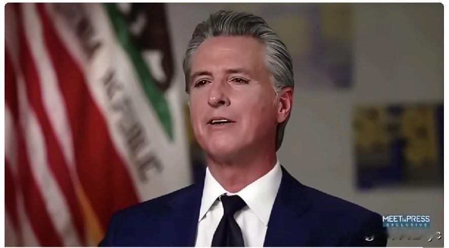 加州州长接受媒体采访问：“你为什么想当总统？”Newsom：(纽森)“我！才