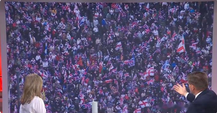 【黄金时代】媒体震惊于成千上万的英国爱国者涌上伦敦街头，夺回他们的国家！看看那些