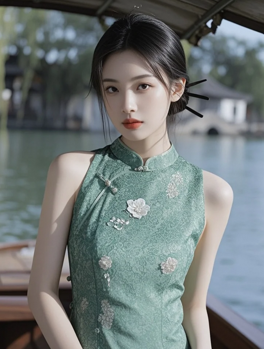 琵琶弦上说相思，旗袍褶里藏江南