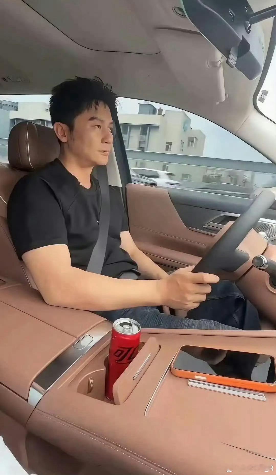 李晨开的什么车啊，看上去内饰非常豪华。
