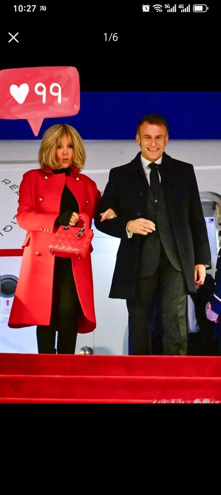 笑不活了！马克龙冲几百亿合同访华，结果全世界都在拍他老婆说真