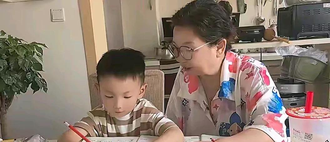 暑假到了，杜新枝女士的孙子言宝和大娘一起回家看爷爷奶奶了。杜女士又可以享受天伦之