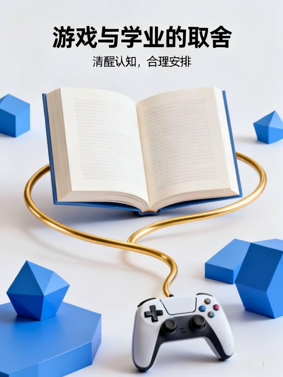 学霸看待游戏有着清醒的认知：各类游戏都是顶尖心理学专家精心设计出来的，精准抓住人