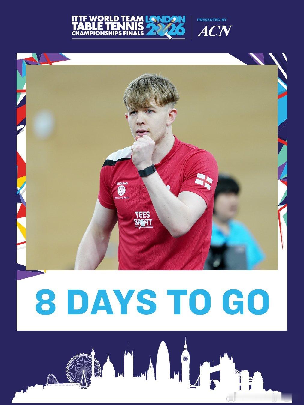 伦敦世乒赛团体赛倒计时8️⃣天
