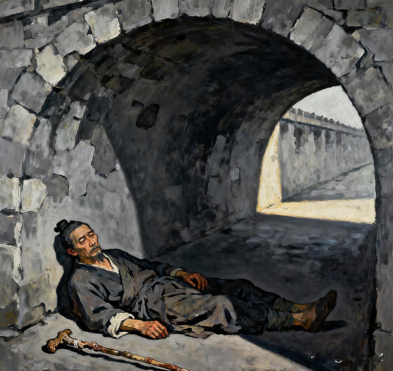 大唐某年，一位王爷率扈从策马经过一座石拱桥。行至桥头，王爷的坐骑忽然人立而起，扬