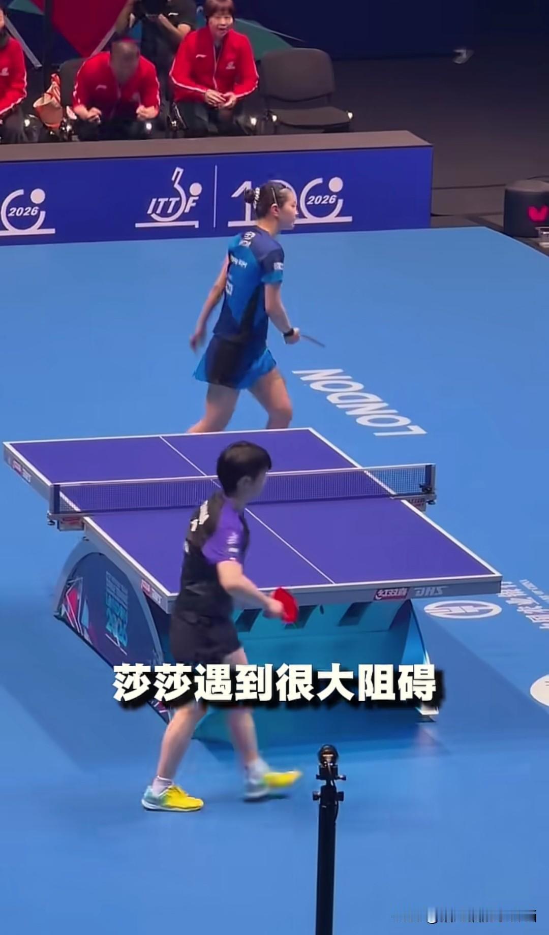 首先恭喜中国女团3:0战胜韩国女团晋级伦敦团体世乒赛四强。孙颖莎在对金娜英的比