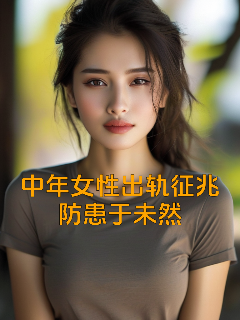 中年女性出轨的5大危险信号！丈夫必看，早发现早挽救！