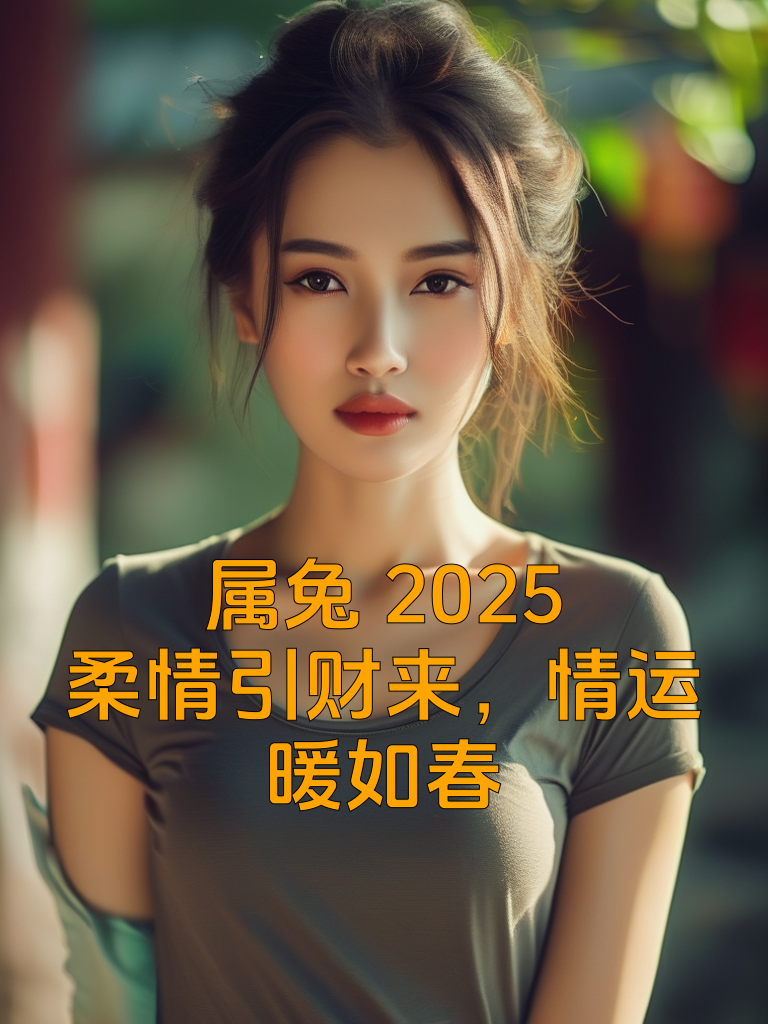 属兔2025：柔情引财来，情运暖如春