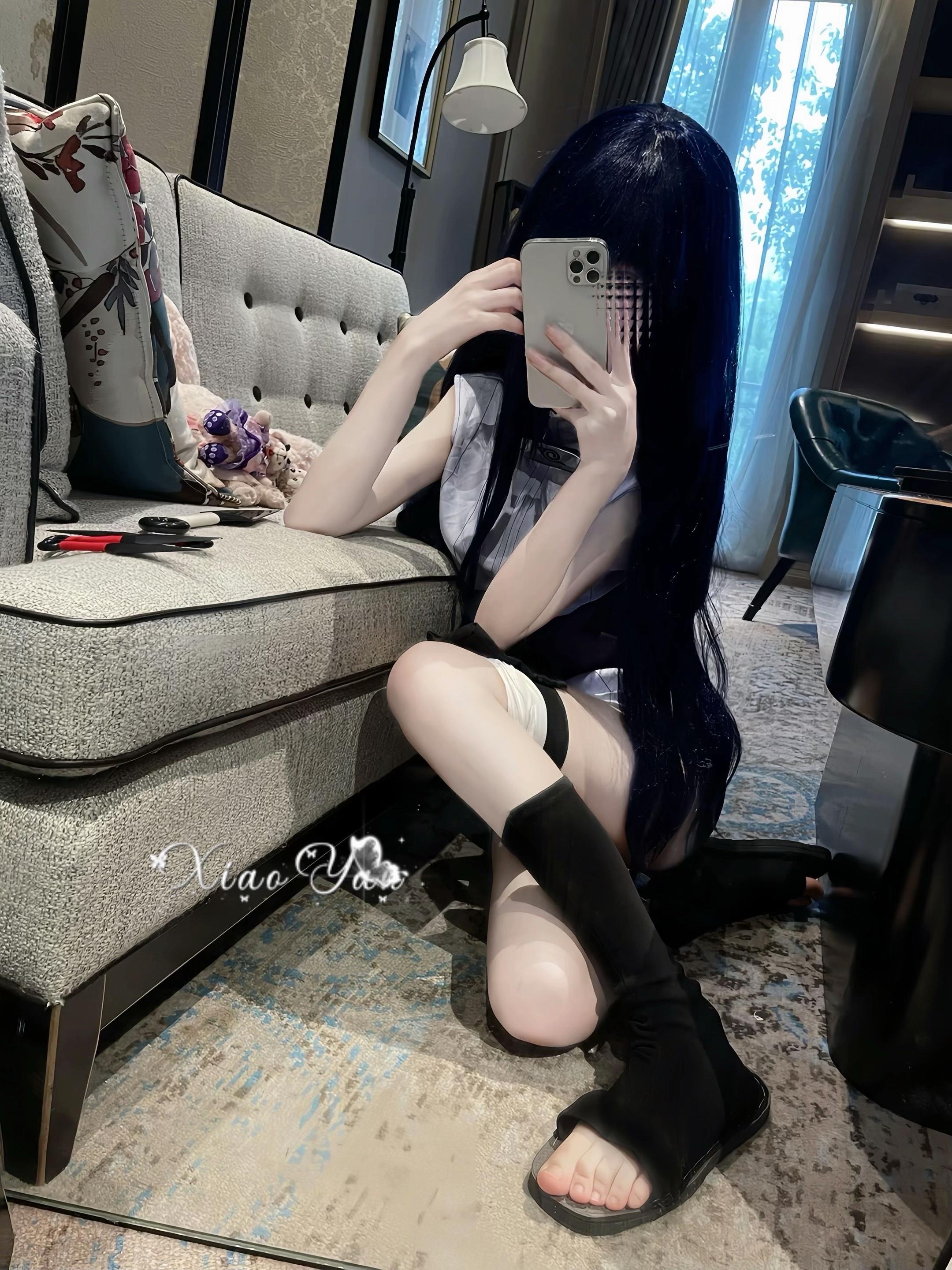 火影忍者 日向雏田 cos试衣