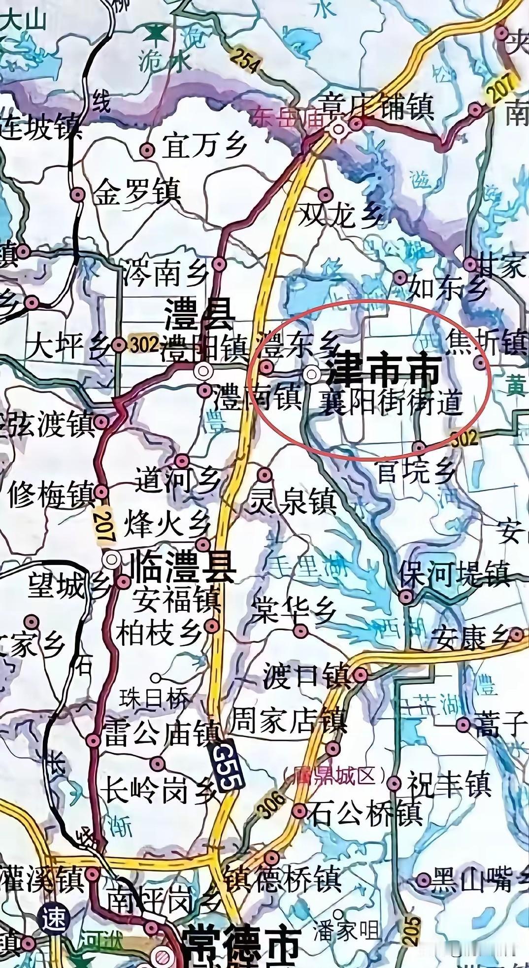 常德澧县和津市相隔这么近，为何不融城发展？从常德走高速去澧县或津市，你会发现两