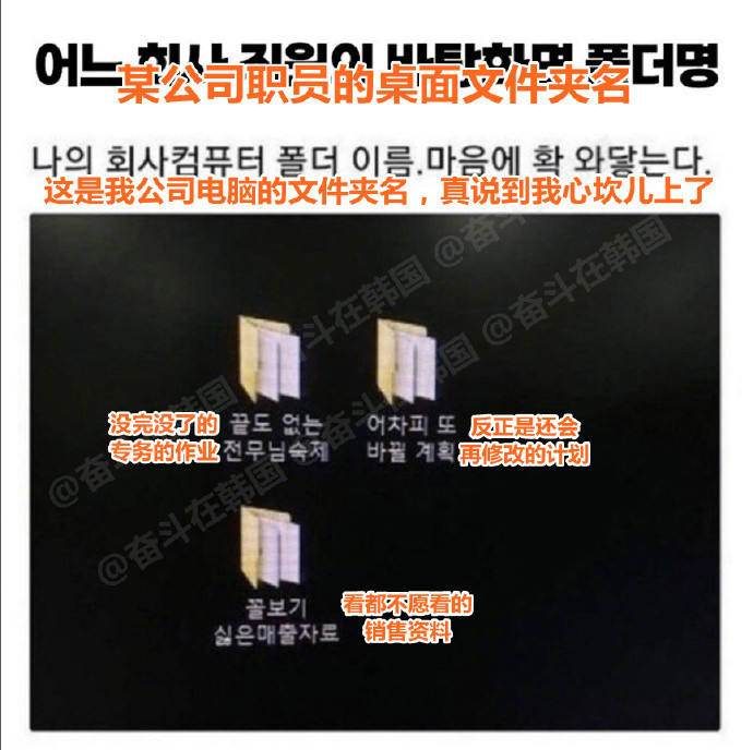 打工人的公司电脑文件夹名，说到心坎儿上了​​​海外新鲜事热点现场​​​