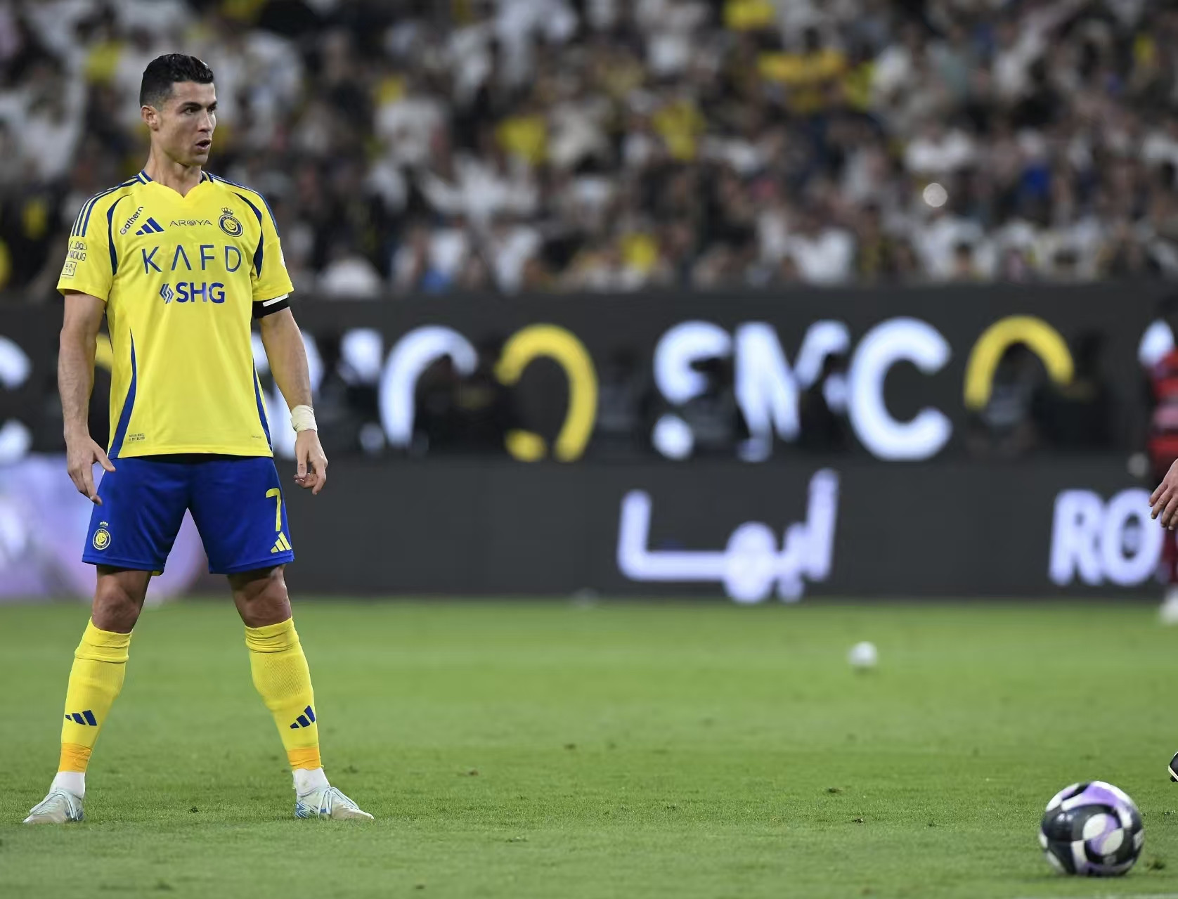 C罗为菲利克斯送助攻！今晨，亚冠二级联赛第6轮，利雅得胜利主场5:1大胜扎瓦