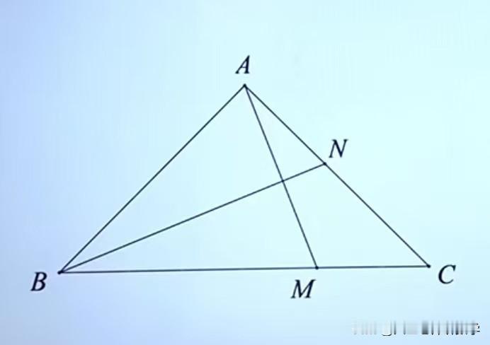 中考数学必刷题，几何题：如图所示，在等腰直角△ABC中，∠BAC=90°，点M