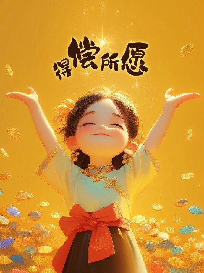 今天有点特别，会得偿所愿。