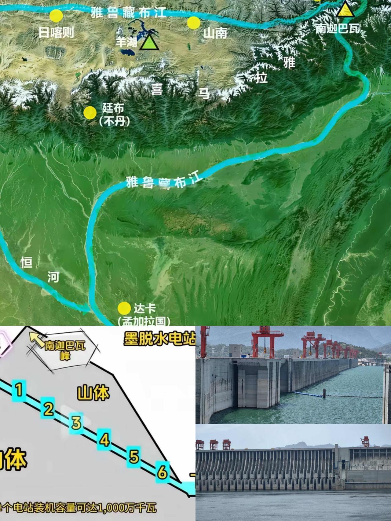 如果把建大坝的难度分十级！三峡大坝顶多算7级，瑞士大迪克桑斯坝撑死8级，那雅鲁藏