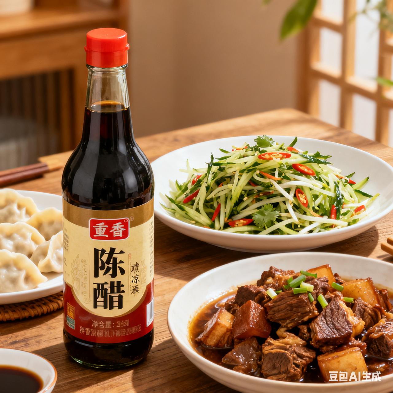 我比较偏爱三类口味的醋，各有适配场景：-陈醋：酸香浓郁带焦香，拌凉菜、蘸