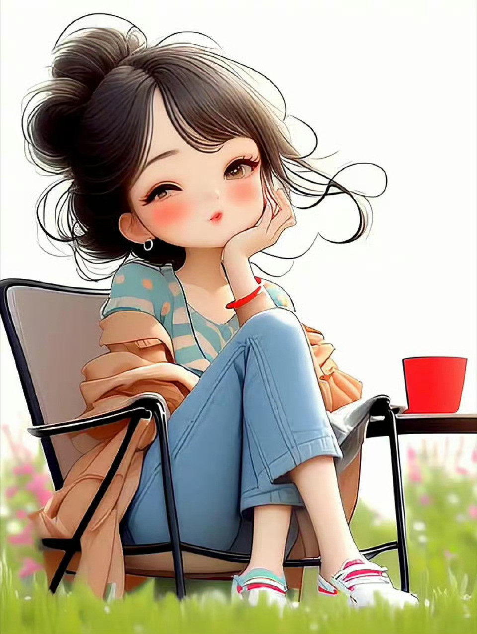 真正爱你的男人，会出现在你的生活里，不会让你有孤单的感觉。每天早上睁开眼，打开手