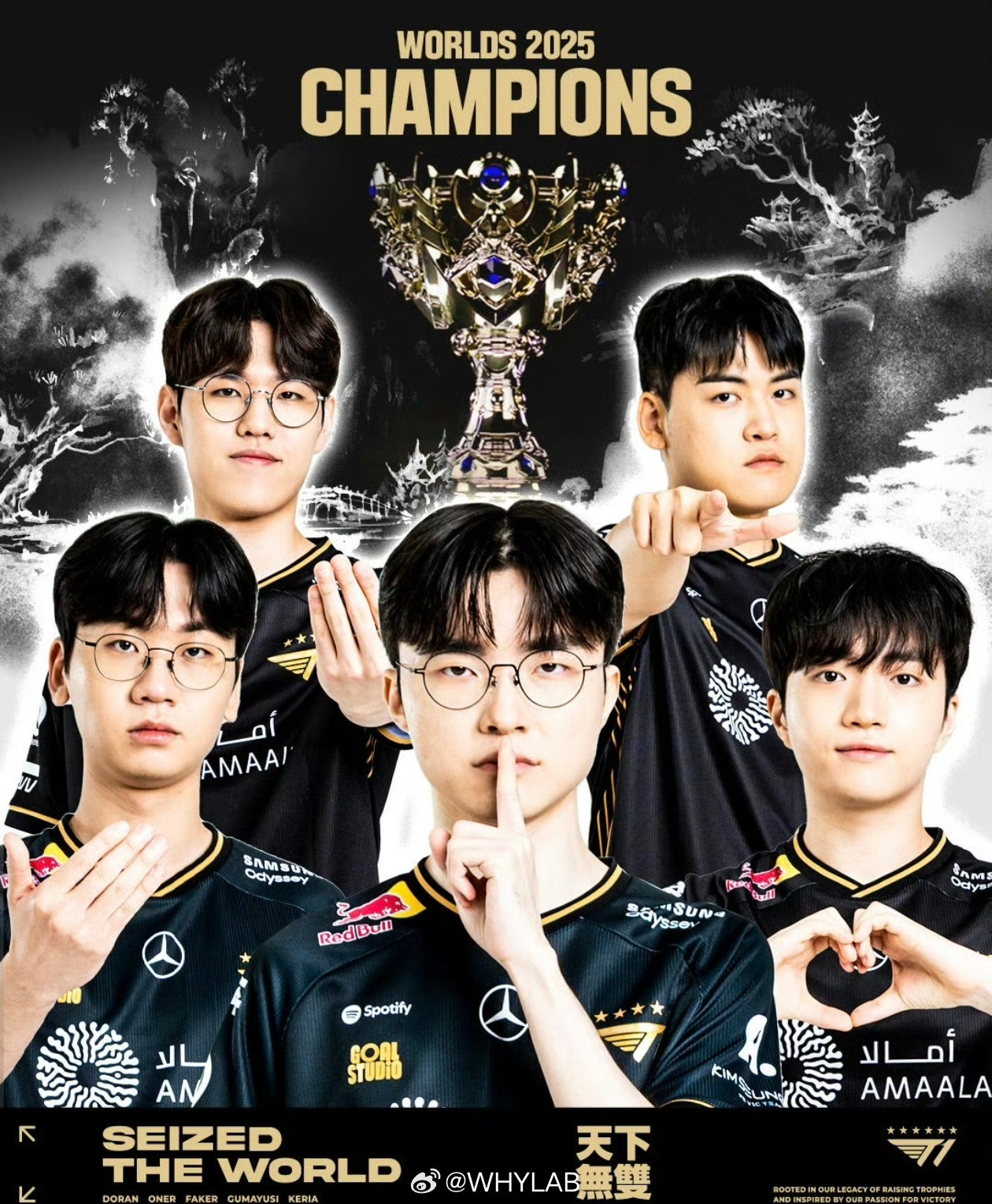 T1三连冠T1战胜KT史无前例，大飞老师三连冠，T1六冠，世界赛的T1真有