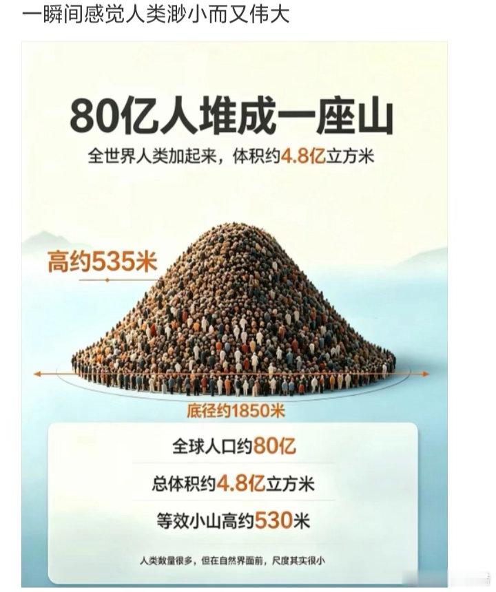 一瞬间发现人类渺小而伟大​​​