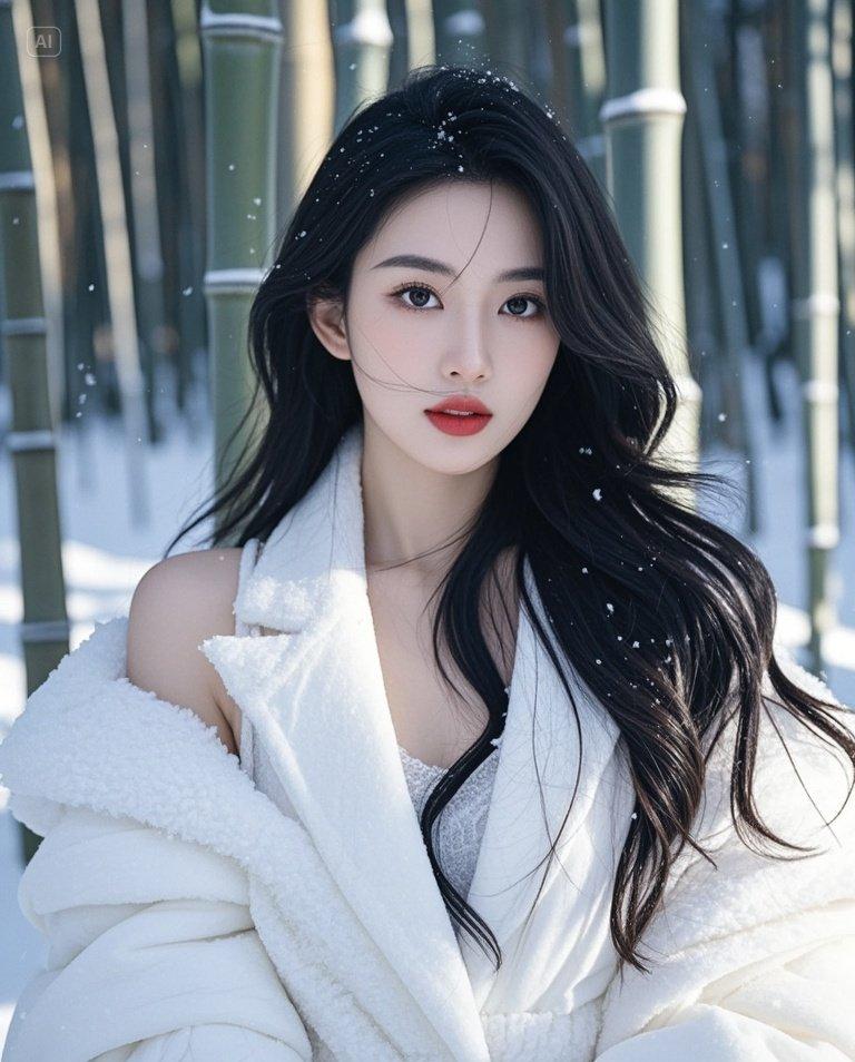 这样的女生，走在街上就是风景线