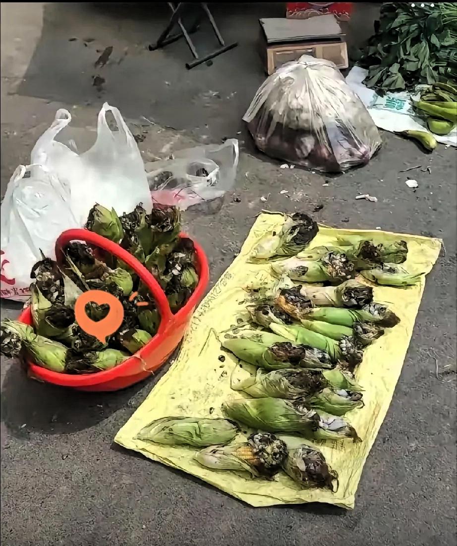 济南早市最近出现了个稀罕摊，摊主卖的不是寻常蔬果，竟是不少人小时候在玉米地里见惯