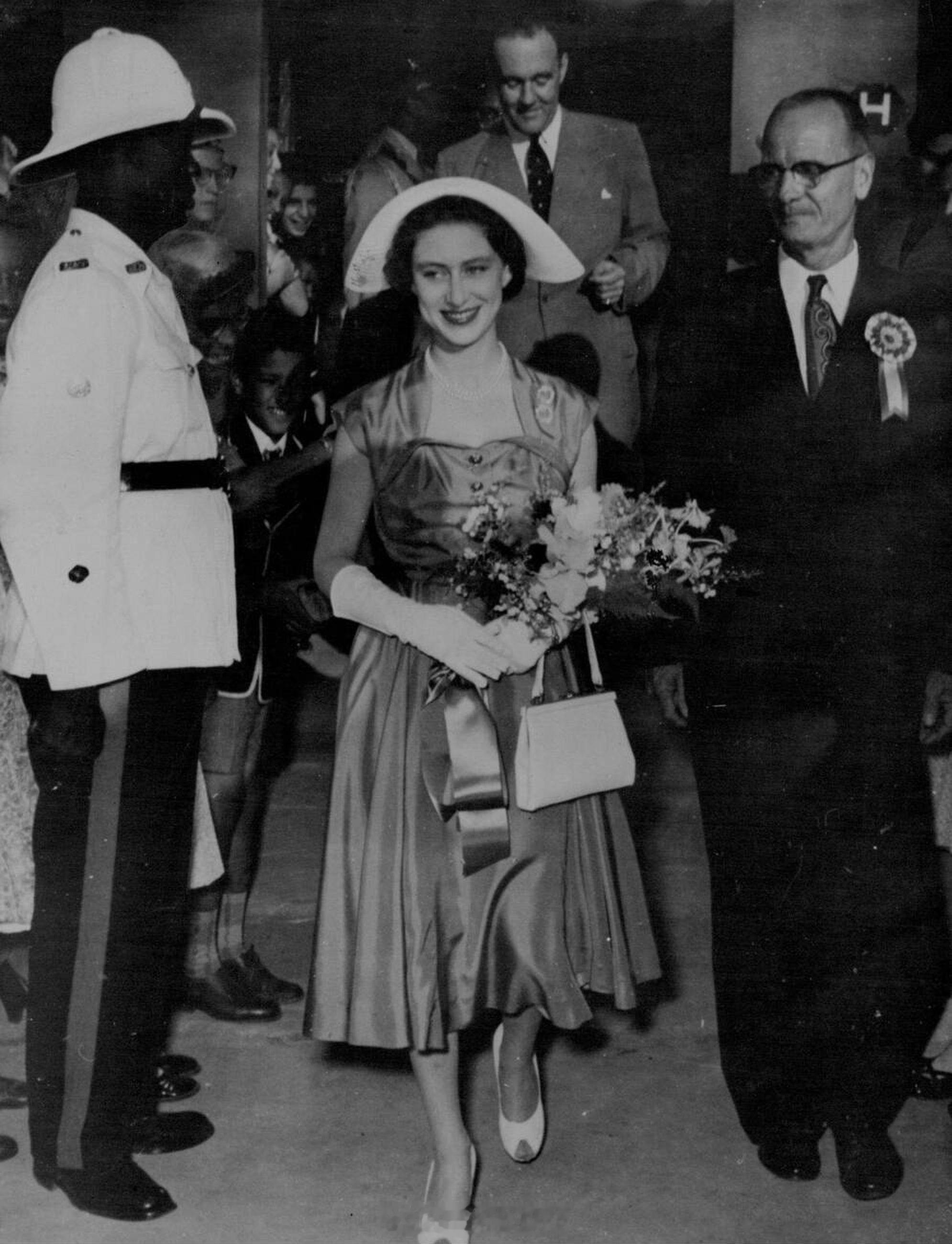 英国王室1955年2月13日，玛格丽特公主在巴巴多斯🇧🇧