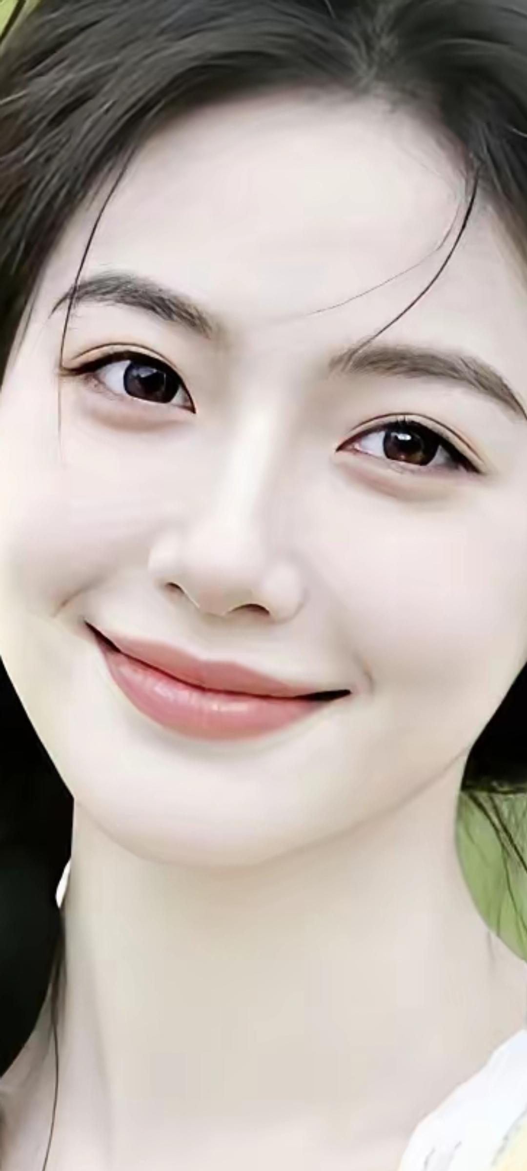 微笑的瞬间，美如画卷🌸😊