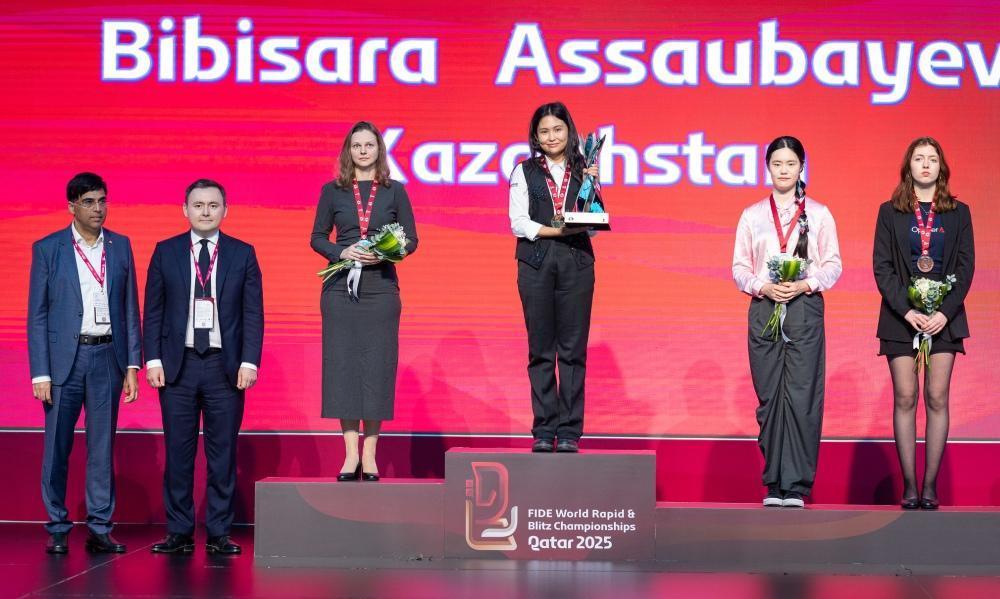 朱锦尔夺得世锦赛快棋亚军、超快棋季军!2025年国际象棋快棋和超快棋世锦赛于1