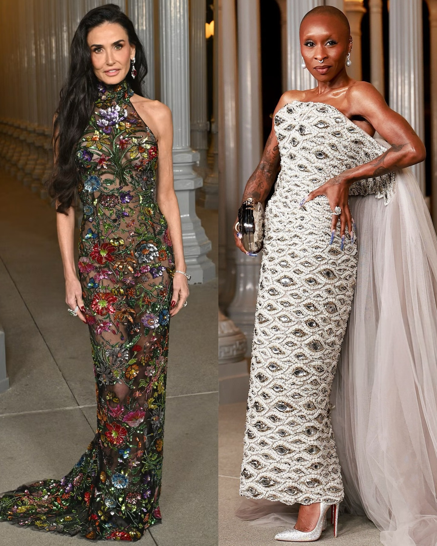 2025年LACMA艺术与电影盛典，18位中有12位穿的都是Gucci，而且De