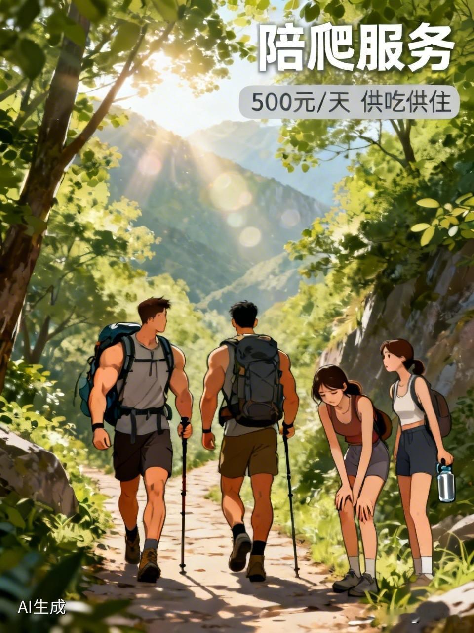 说什么好呢？还有这样的女人，去年五一休假，出去和闺蜜爬山旅游，爬山还嫌累。于