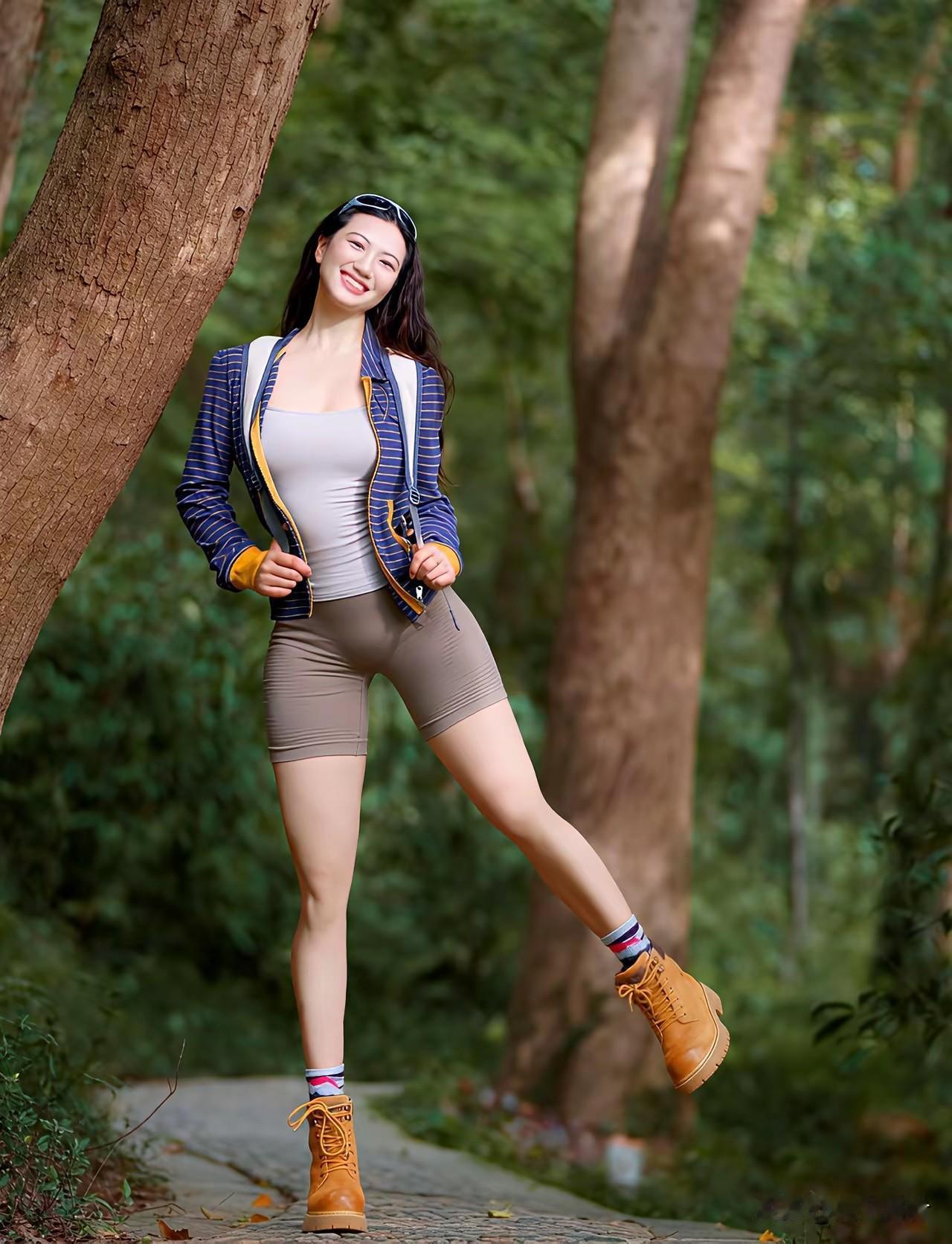 爬山不是要穿运动裤吗？怎么现在都流行这种穿着？