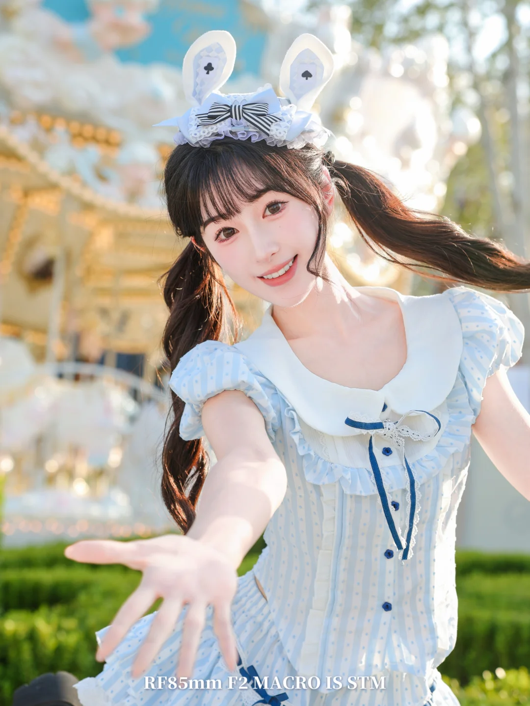 少女心被甜晕了！存一些游乐园拍照姿势🎡