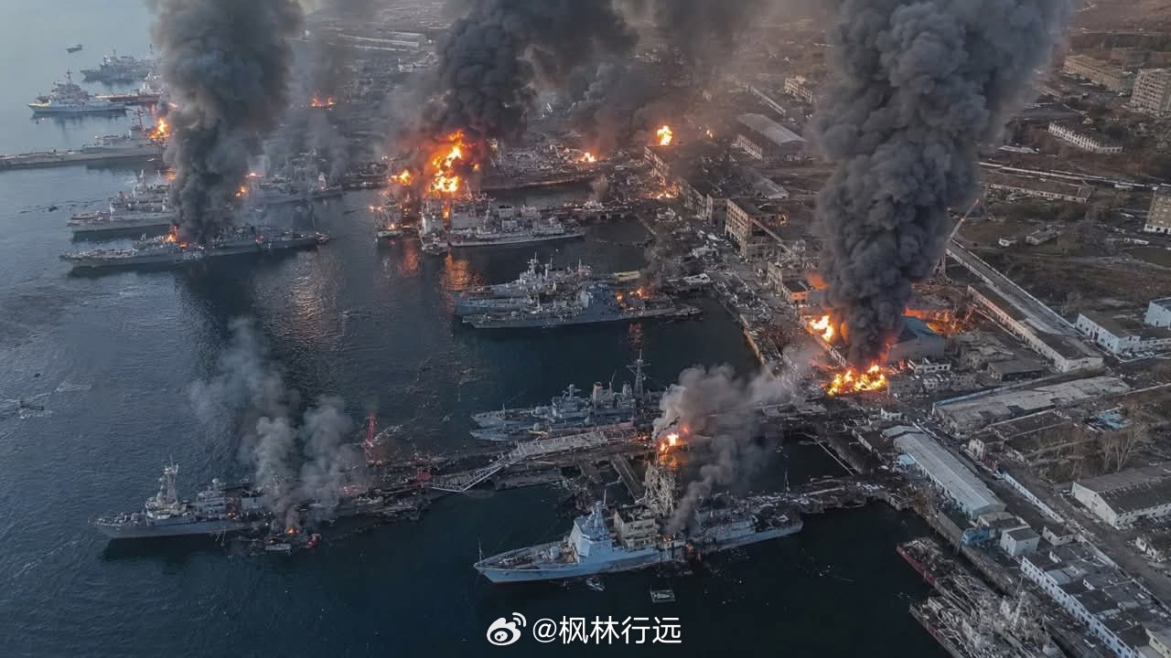 SBU执行了一次令人惊叹的行动——数十艘俄罗斯舰船在克里米亚被摧毁！这已不