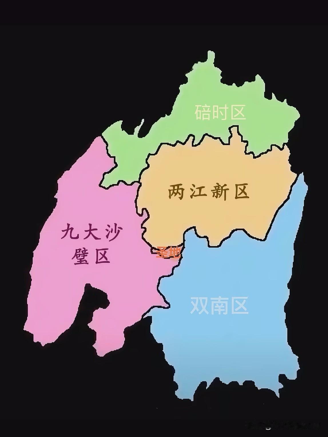 重庆行政区划调整公布以来，网友们纷纷建言献策，提出自己的规划猜想。我看到有一张网