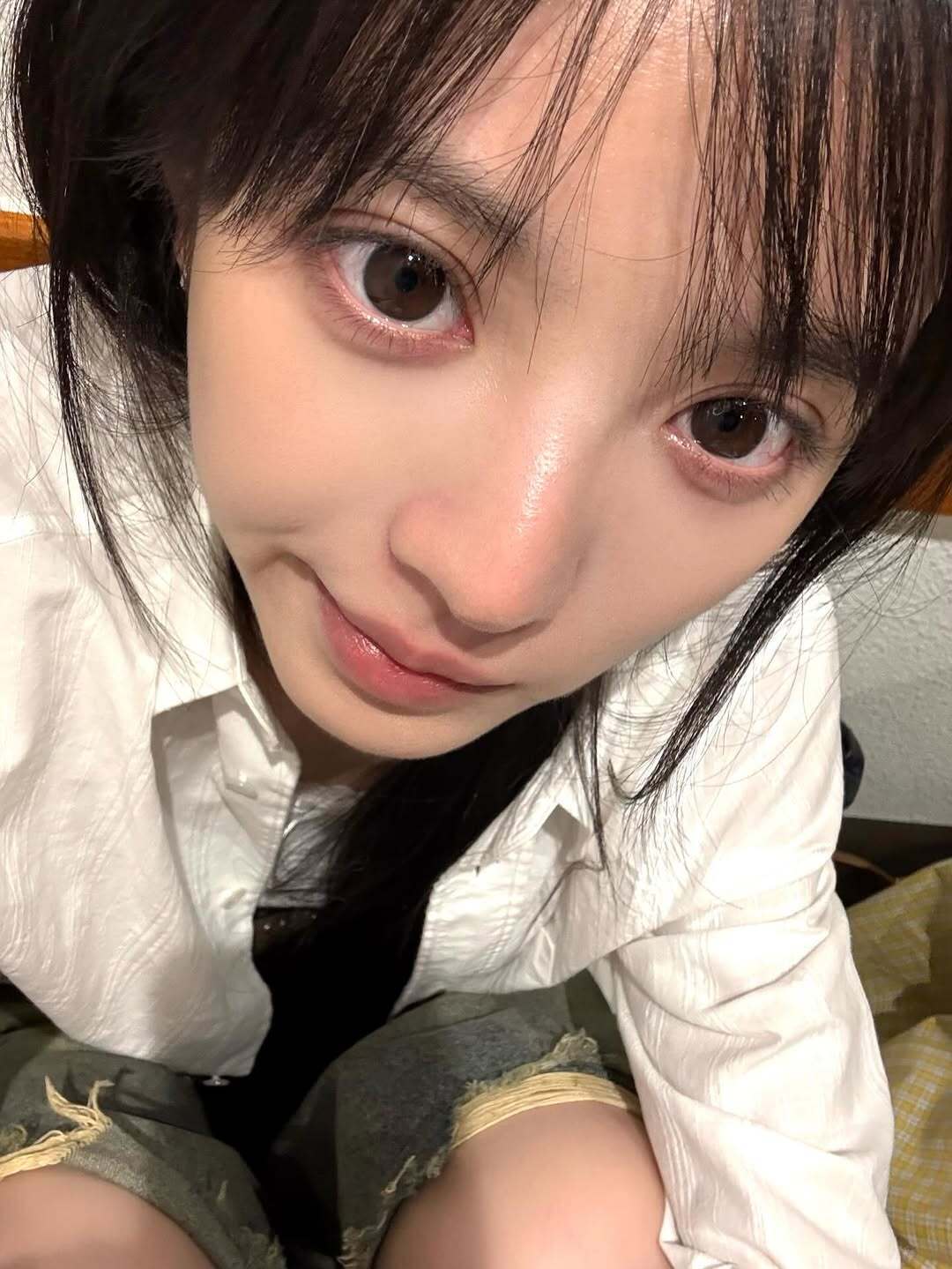 田曦薇今日更新日常～谁懂一点开就是这双大眼萌萌的冲击🥹​​​