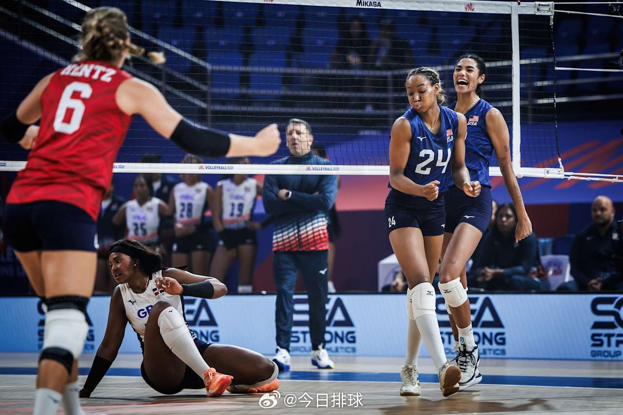 【2026世界女排联赛帕西格市站：美国女排3-0多米尼加共和国女排】北京时间1