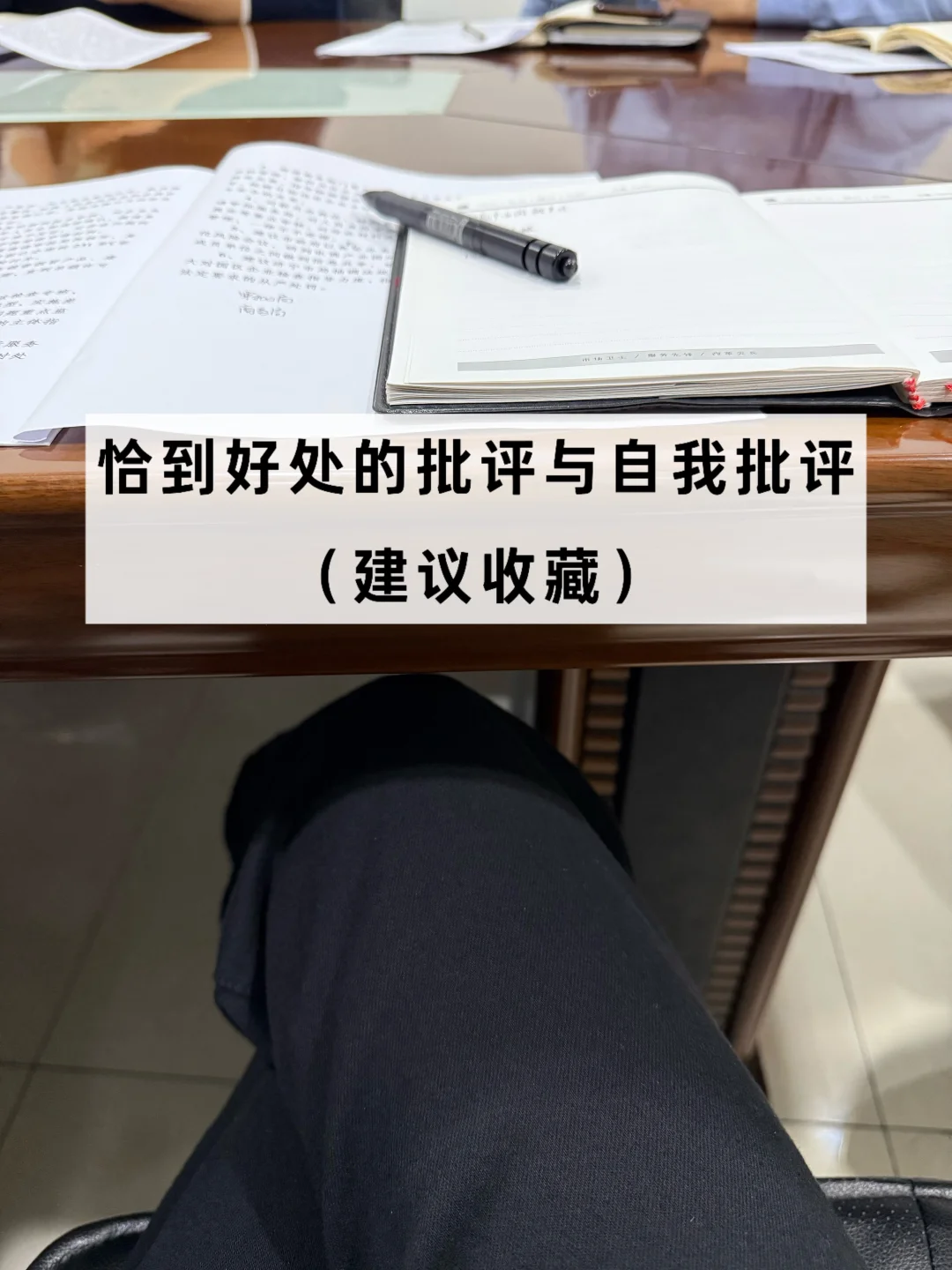 体制内｜恰到好处的批评与自我批评（已整理）