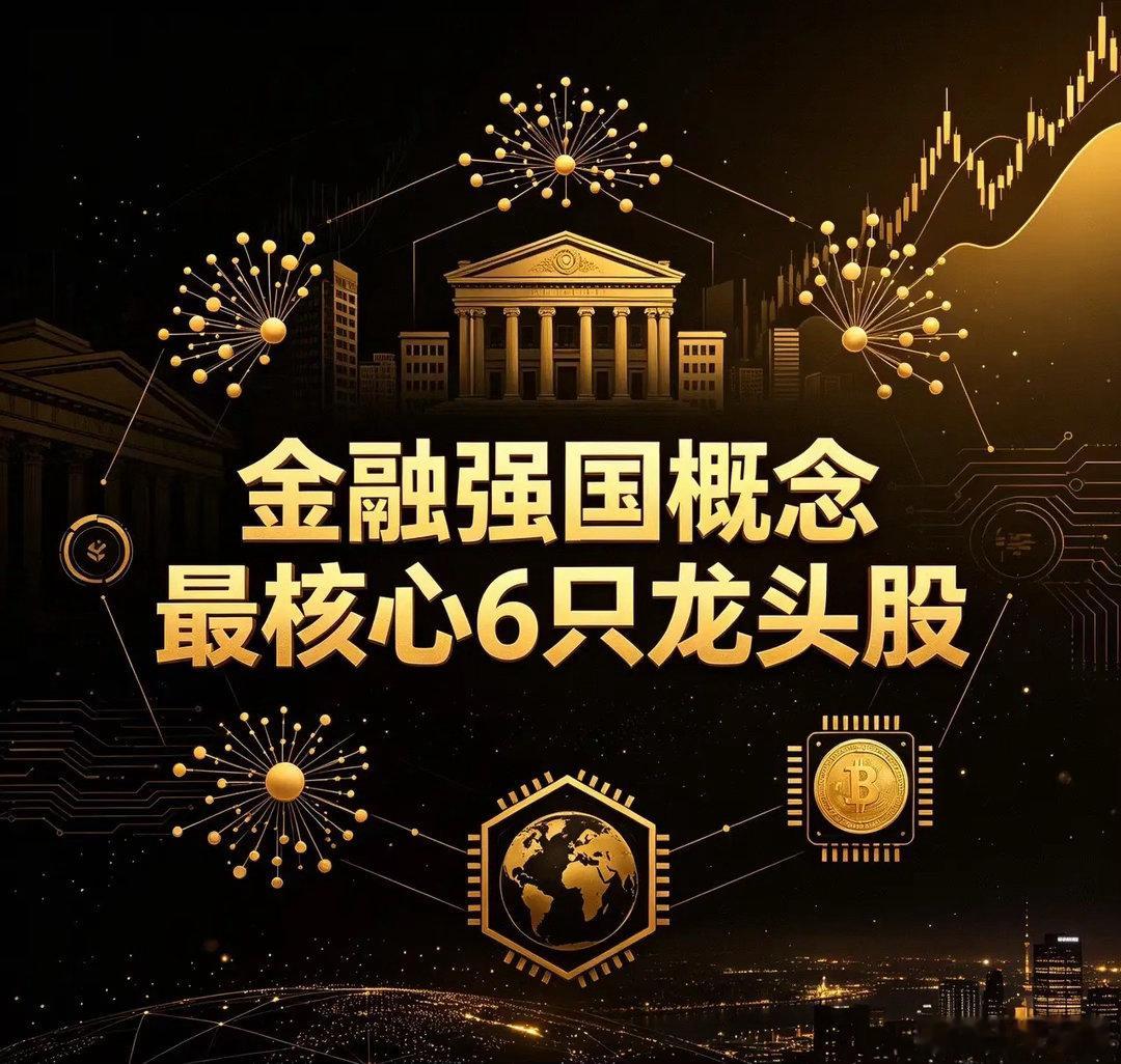 金融强国概念最核心6只龙头股1.中信证券600030—券商绝对龙头国内投