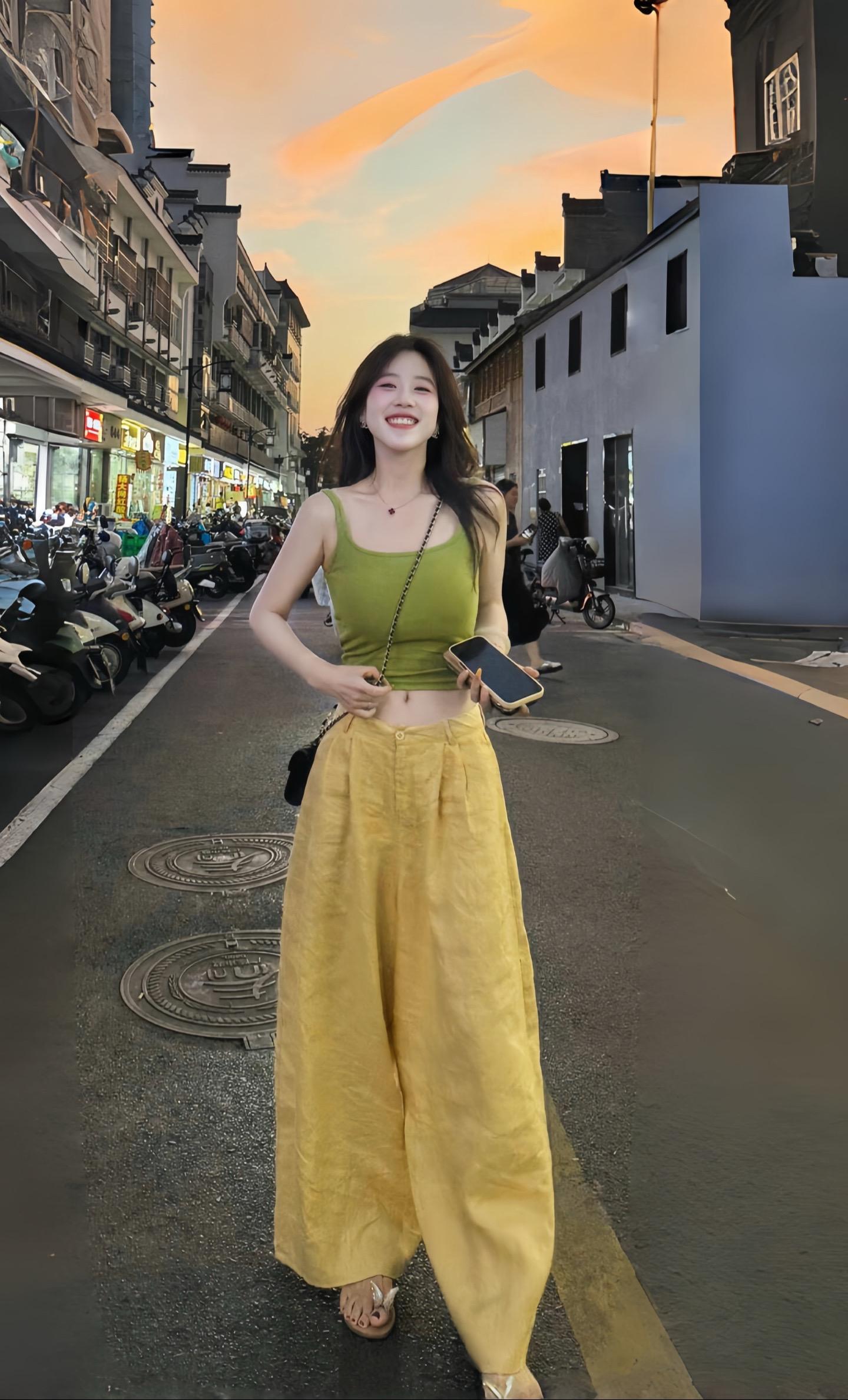 韩系松弛感穿搭