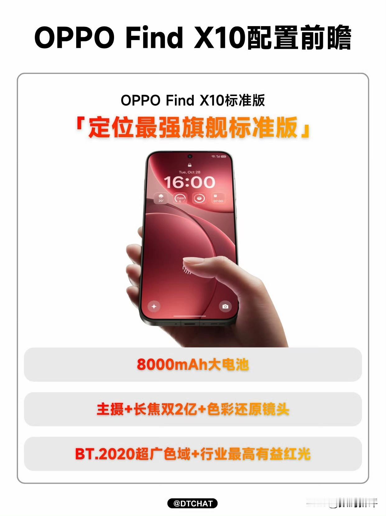 OPPOfindX10配置看着不错[滑稽笑]8K毫安大电池+双两亿镜头，只是恰逢存