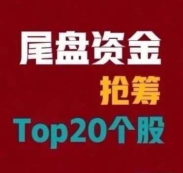 2026年6月16日A股尾盘14:30-15:00资金抢筹前20名1.大族激
