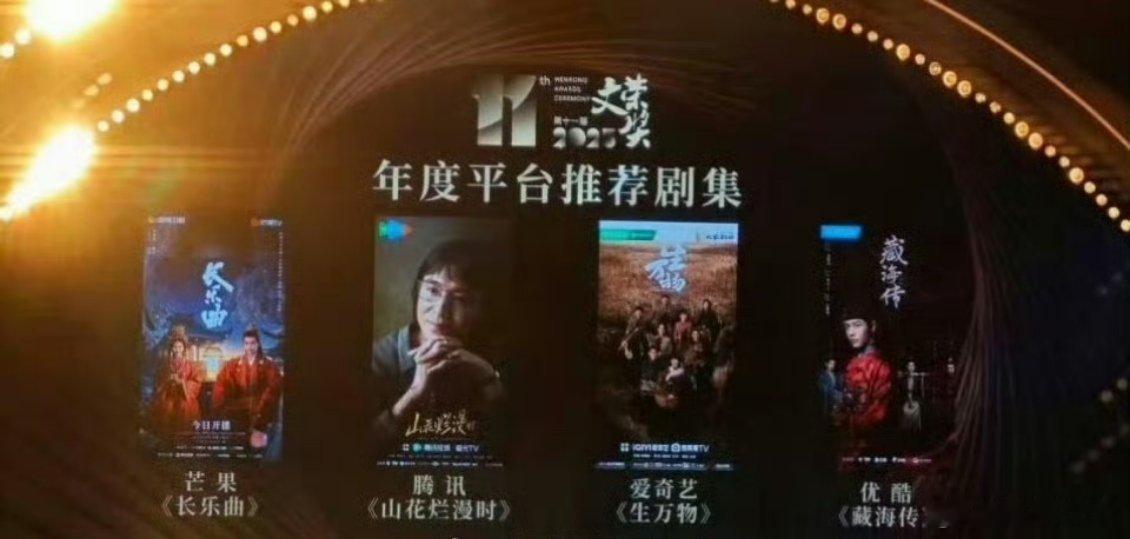 文荣奖年度四平台推荐剧集谁的追剧清单要更新了!文荣奖四平台推荐剧集里,既有肖战