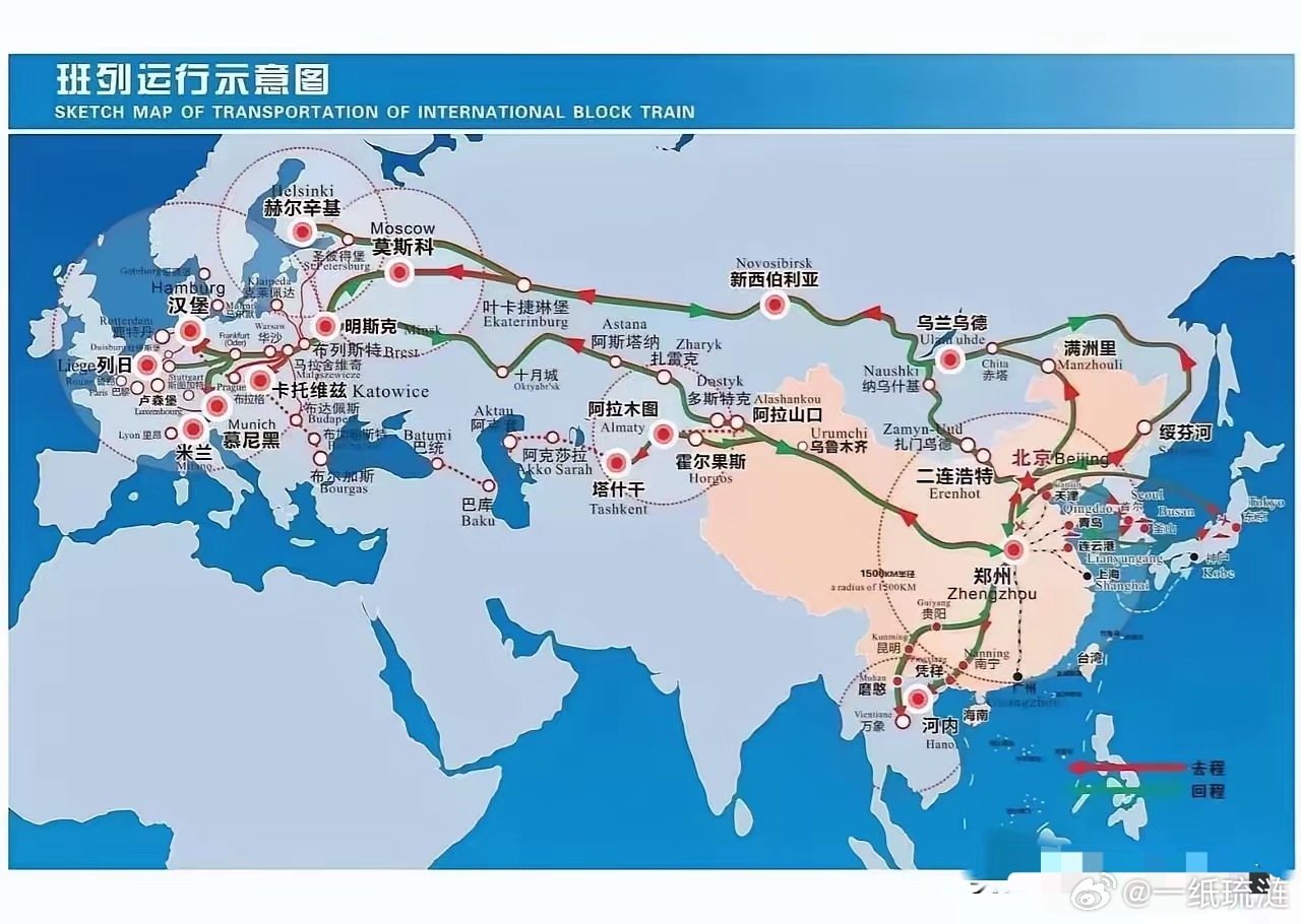 中欧班列部分停运了！​前几日波兰击落了飞入波兰领空的数架俄罗斯无人机，于是波兰9