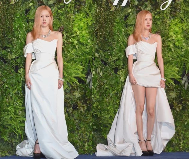 好好的裙子，给捞的，硬要露个大腿