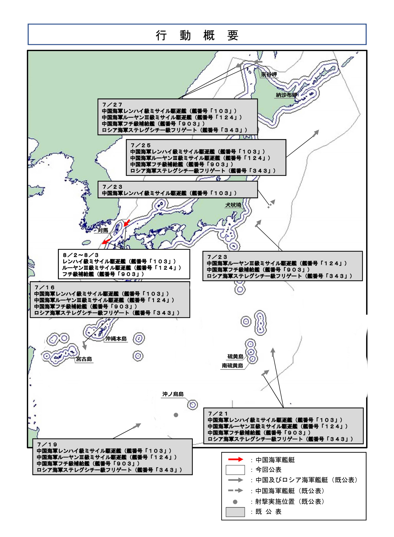 绕日完成，8月2号～8月3号，055型驱逐舰鞍山舰、052D型驱逐舰开封舰、90